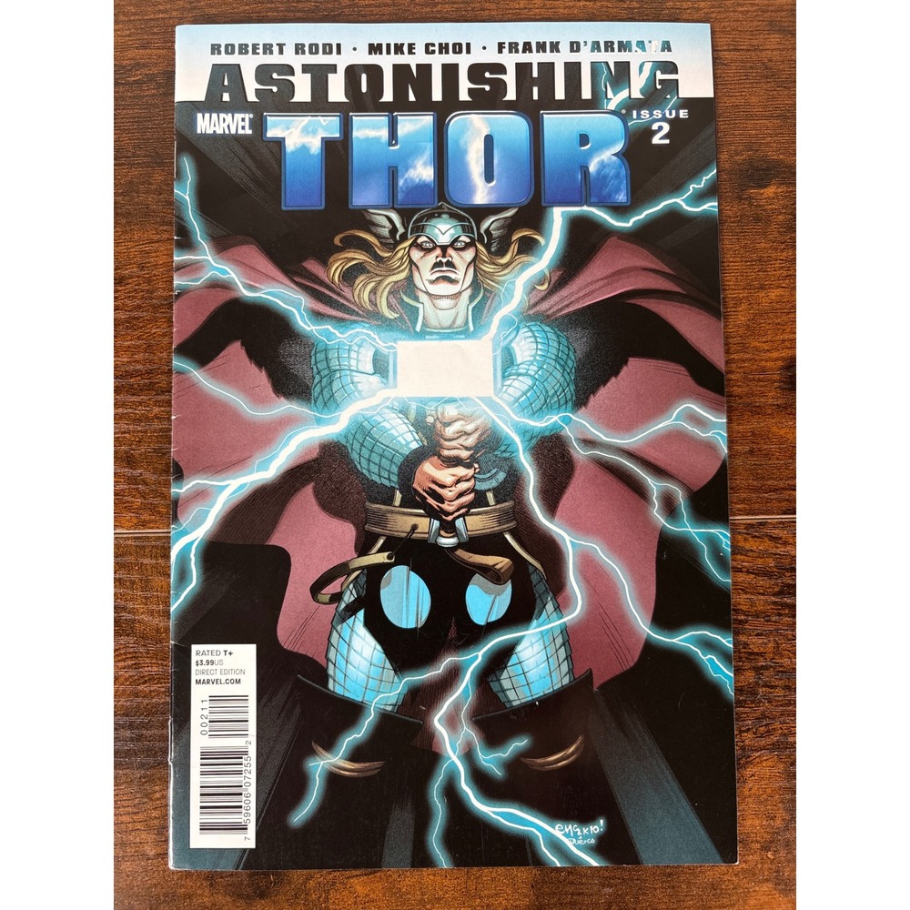 Astonishing Thor Issue 2 Marvel Comics Robert Rodi Mike Choi Direct Edition 2010